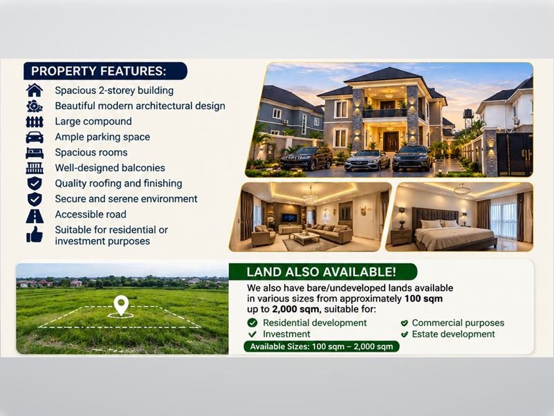 Residential property offered for sale